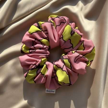 Gumka do włosów Lime Pink L