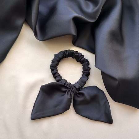 Mini gumka do włosów Black | czarna